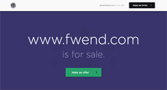 Desktop Screenshot of fwend.com